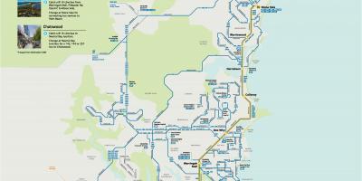 悉尼巴士路线图