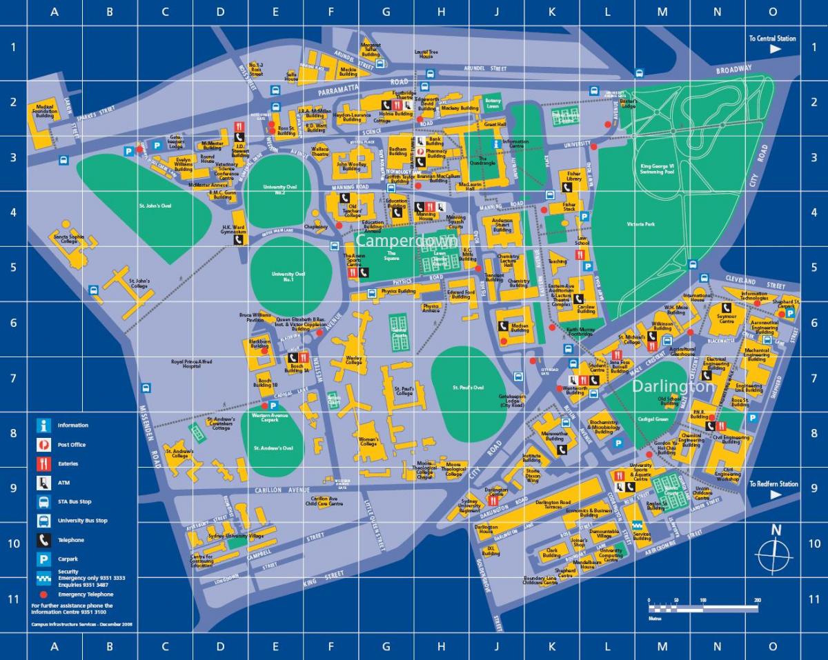 悉尼大学地图