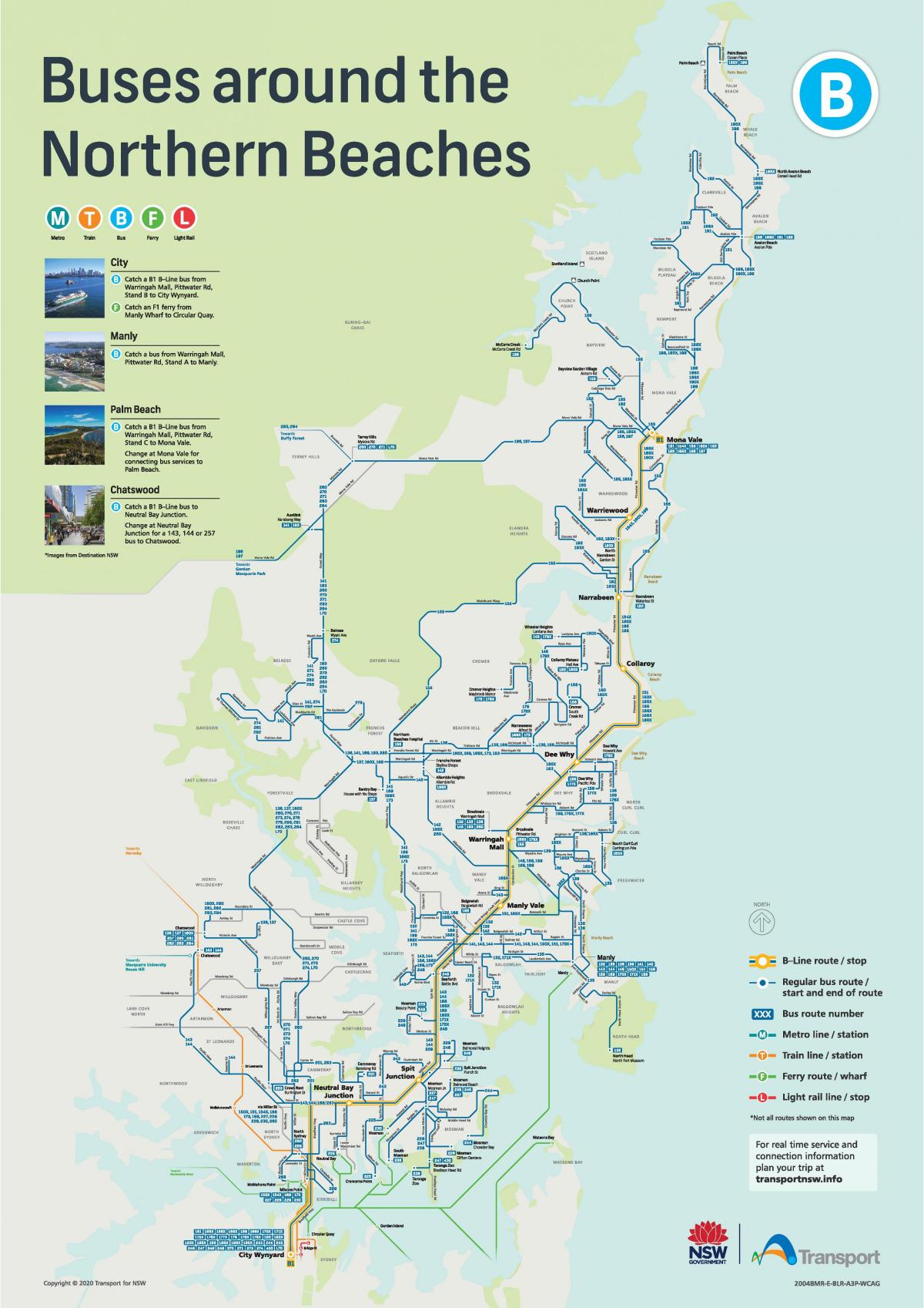 悉尼巴士路线图