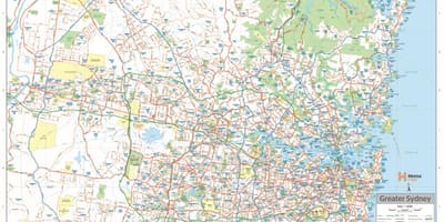 地图，悉尼地区