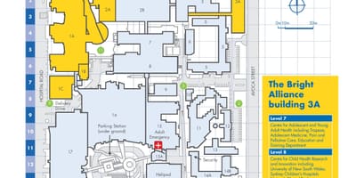 悉尼的儿童医院兰德威克地图