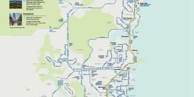 悉尼巴士路线图