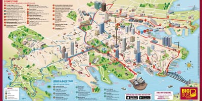 悉尼跳上跳下地图