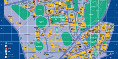悉尼大学的校园地图