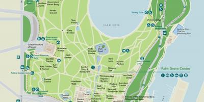 悉尼植物园地图